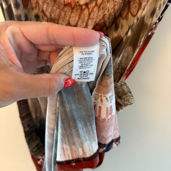 Y2K Fairycore Mini Cowl Neck Women's Dress Belted Fit and Flare Flutter Sleeves - Picture 6 of 7